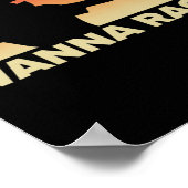 Poster Capteur de baseball Wanna Race cadeau, Baseball ca (Coin)