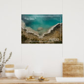 Poster Captivant Grand Prismatic Yellowstone (Cuisine)