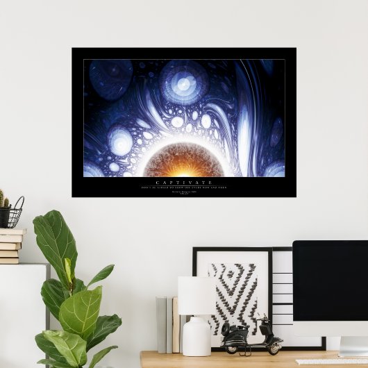 Poster Captiver (Bureau à domicile)