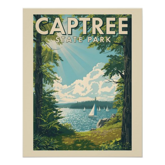 Poster Captree State Park - New York (Devant)