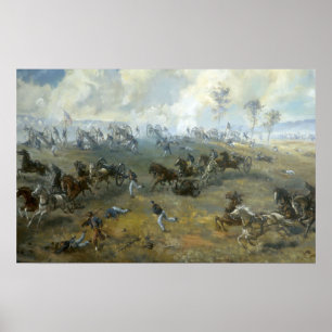 Poster Capture de la batterie de Rickett - 1964