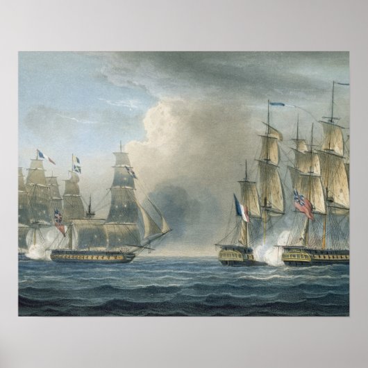 Poster Capture de la Pomone par HMS Arethusa au large de  (Devant)