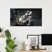 Poster Capture d'écran : Batman vs Cyborg (Bureau à domicile)