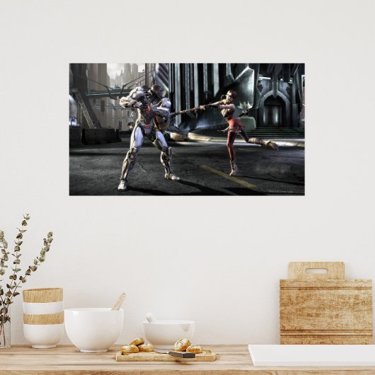 Poster Capture d'écran : Cyborg vs Harley (Cuisine)