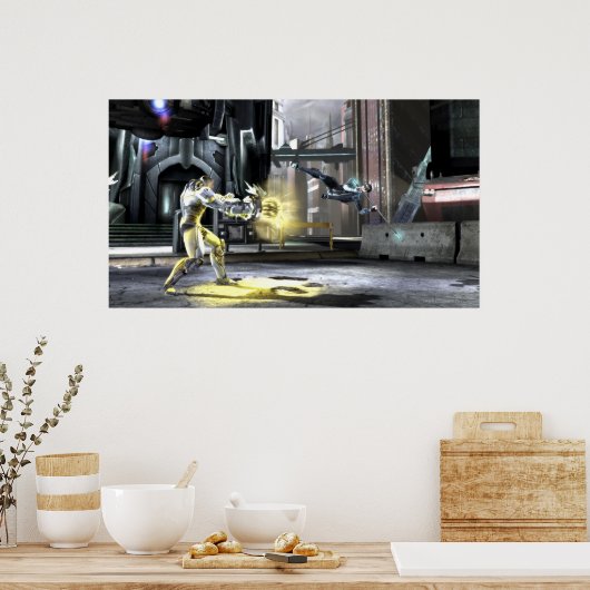 Poster Capture d'écran : Cyborg vs Nightwing 2 (Cuisine)