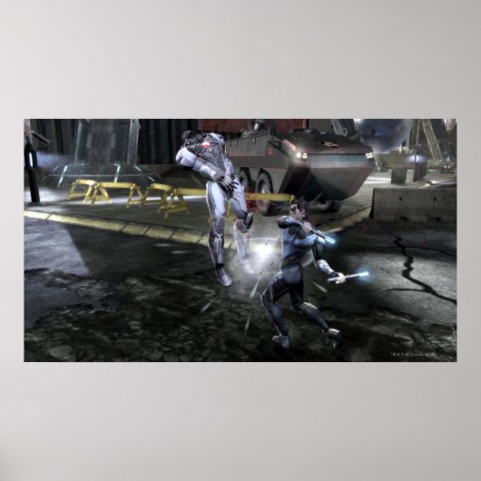 Poster Capture d'écran : Cyborg vs Nightwing 3 (Devant)