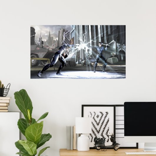 Poster Capture d'écran : Cyborg vs Nightwing 4 (Bureau à domicile)