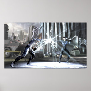 Poster Capture d'écran : Cyborg vs Nightwing 4