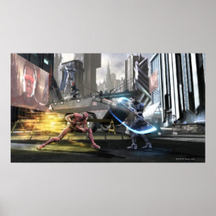 Poster Capture d'écran : Flash vs Nightwing
