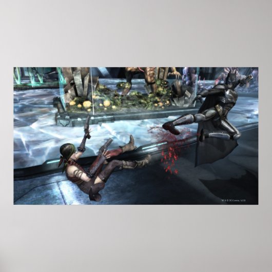 Poster Capture d'écran : Harley vs Batman (Devant)