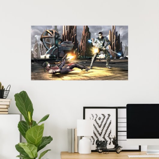 Poster Capture d'écran : Harley vs Nightwing (Bureau à domicile)