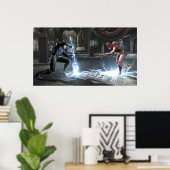 Poster Capture d'écran : Nightwing vs Flash (Bureau à domicile)