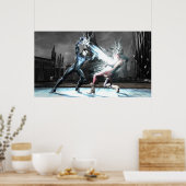 Poster Capture d'écran : Nightwing vs harley (Cuisine)