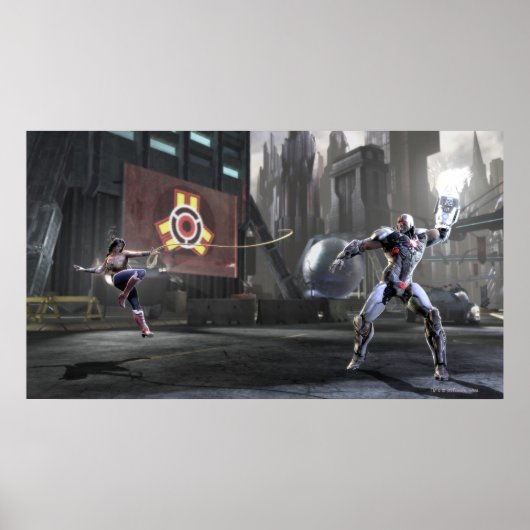 Poster Capture d'écran : Wonder Woman vs Cyborg 2 (Devant)