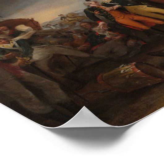 Poster Capture des Hessiens à Trenton - John Trumbull (Coin)