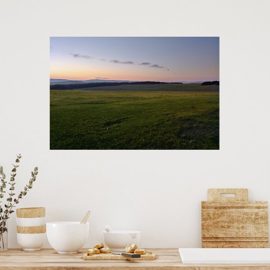 Poster Capture the calm of day's end. (Cuisine)