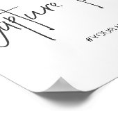 Poster Capture the Love Panneau de hachage de mariage (Coin)