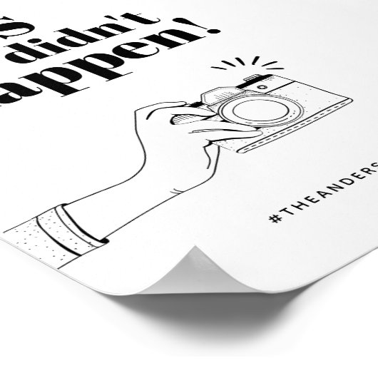 Poster Capturez Les Photos D'Amour Ou N'Est Pas Arrivé Si (Coin)