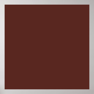 Poster Caput mortuum (couleur unie)