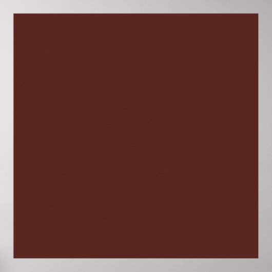Poster Caput mortuum (couleur unie) (Devant)