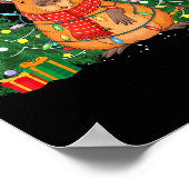 Poster Capy Holidays Capybara Santa Hat Xmas Men Women Ki (Coin)