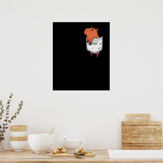 Poster Capybara (Cuisine)