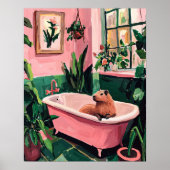 Poster capybara (Devant)