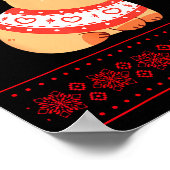 Poster Capybara Christmas Sweater  (Coin)