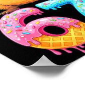 Poster Capybara Dabbing 67 Ice Cream Drip 67 Birthday Boy (Coin)