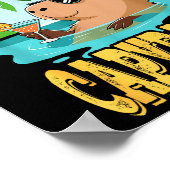 Poster Capybara Holidays - Funny Zen Rodent Quote Gift (Coin)