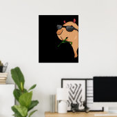 Poster Capybara Lover Women Capybara Gift Men Capybara (Bureau à domicile)