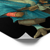 Poster Capybara Ninja Samurai Japan Funny Japanese Graphi (Coin)