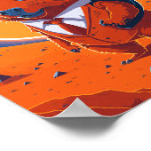 Poster Capybara Planet Mars Funny Moderne (Coin)