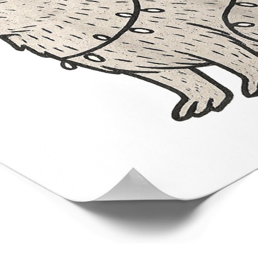 Poster Capybara Smoking Christmas Ugly Cigarette Gen Z  (Coin)