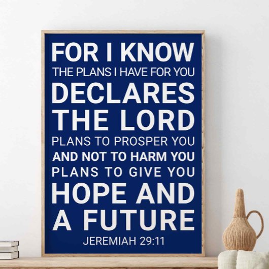 Poster Car Je Connais Les Plans Que J'Ai Pour Vous, Jérém
