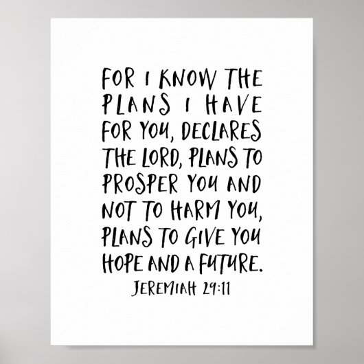 Poster Car Je Connais Les Plans Que J'Ai Pour Vous, Jérém (Devant)