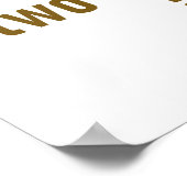 Poster Car La Foi Est Le Début - Citation D'Unité (Coin)