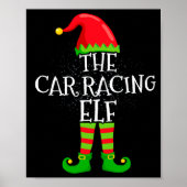 Poster Car Racing Elf Family Matching Christmas Group (Devant)