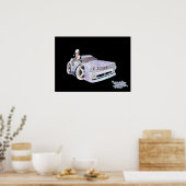 POSTER CAR TOON BMW (Cuisine)