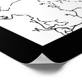 Poster Caracas Venezuela Map (Coin)