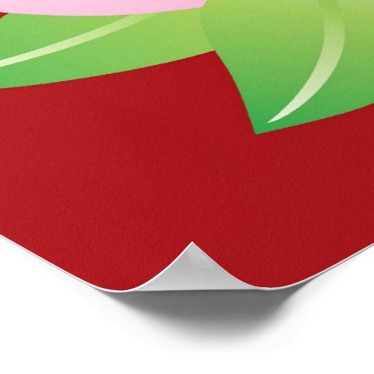 Poster Caractère chinois Calligraphie Longévité Illustrat (Coin)