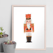 Poster Caractère de ballet de craquelette