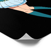 Poster Caractère de dessin animé japonais Anime Girl Cute (Coin)