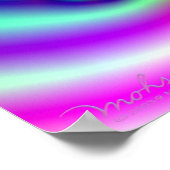 Poster Caractère de dessin fractal (Coin)