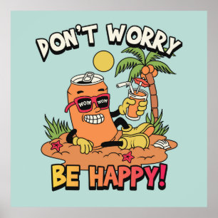 Poster Caractère rétro