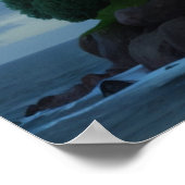 Poster Caractères animaux mignons Une maison d'arbre maje (Coin)