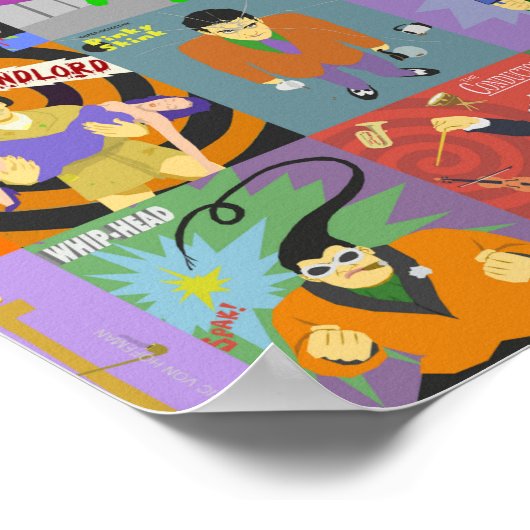 Poster Caractères Brainwarp #1 - Imprimer (Coin)