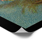 Poster Caractères Citrouilles d'Halloween et sorcière (Coin)