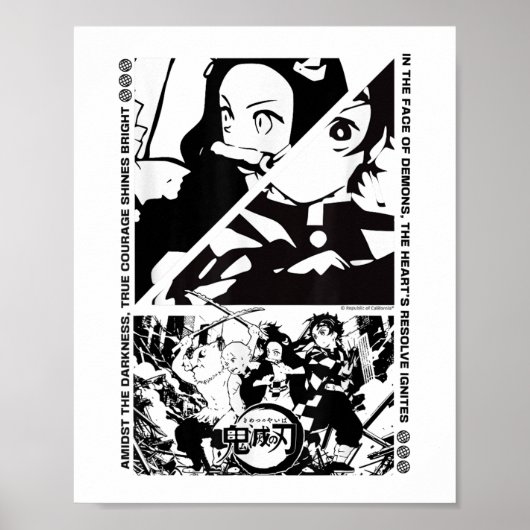 Poster Caractères de calque de démon de l'année - Scène d (Devant)