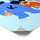 Poster Caractères de rue Sésame | Be Kind - Langue des si (Coin)